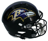 Zay Flowers Autographed Baltimore Ravens Speedflex Authentic Helmet JSA Witnessed