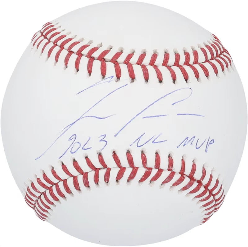 Ronald Acua Jr. Atlanta Braves Autographed/Inscribed "2023 MVP" Official MLB Baseball Fanatics