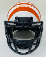 JA'MARR CHASE Autographed Cincinnati Bengals Lunar Eclipse Speed Mini Helmet Beckett Witnessed
