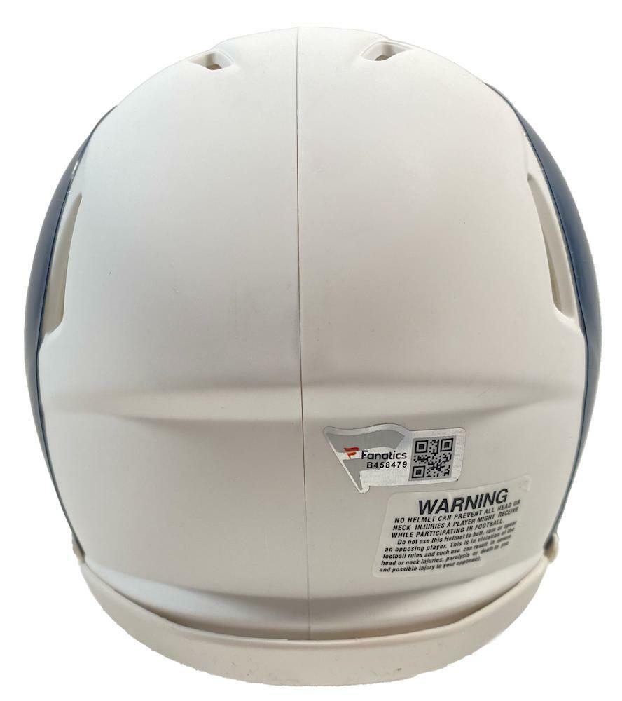 COOPER KUPP Autographed Los Angeles Rams Speed White Matte Mini Helmet FANATICS