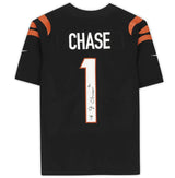 Ja'Marr Chase Autographed Cincinnati Bengals Black Nike Limited Jersey Fanatics
