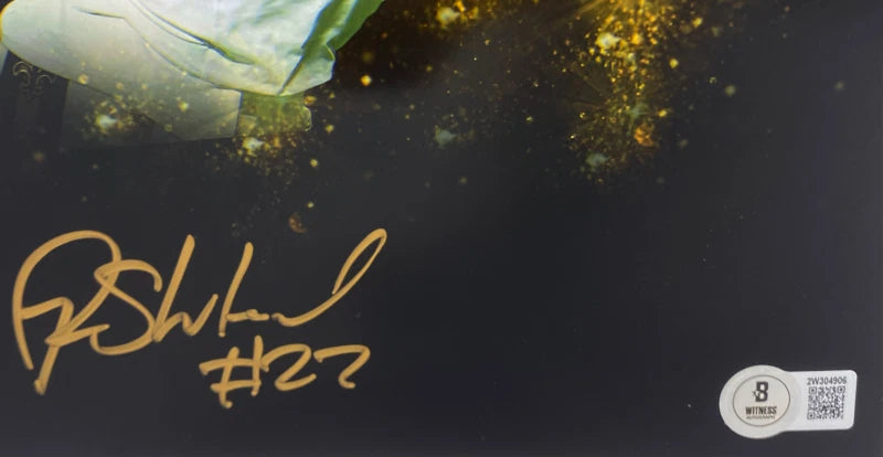 Rashid Shaheed Autographed White Alternate Uniform Over the Shoulder Catch New Orleans Saints 8" x 10" Photograph Beckett