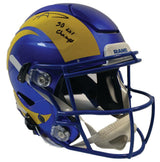 Aaron Donald Autographed/Inscribed "SB LVI CHAMPS" Los Angeles Rams SB LVI Champs Logo Speedflex Helmet Fanatics