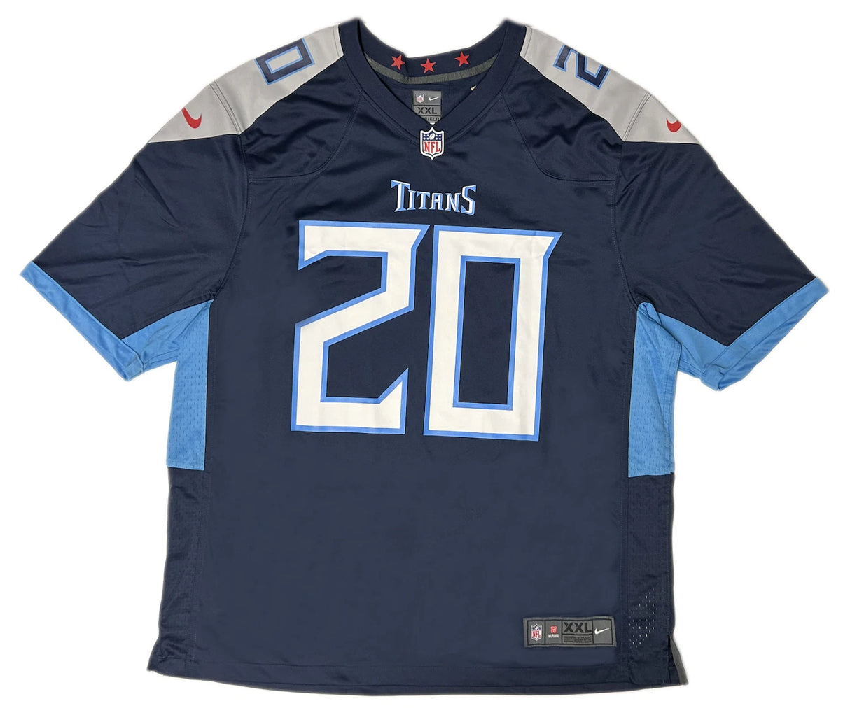 Tony Pollard Autographed Tennessee Titans Blue Nike Game Jersey Fanatics