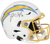 Justin Herbert Autographed Los Angeles Chargers Speedflex Authentic Helmet Fanatics