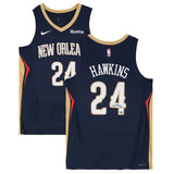 Jordan Hawkins Autographed New Orleans Pelicans Navy Nike Icon Edition Swingman Jersey Fanatics