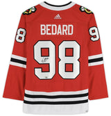 Connor Bedard Autographed Chicago Blackhawks Red Adidas Authentic Jersey Fanatics