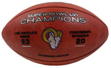 COOPER KUPP Autographed/Inscribed "SB LVI MVP" Los Angeles Rams SB LVI Champions Logo Wilson Duke Authentic Football FANATICS LE 1/56