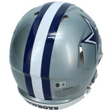 Dak Prescott Autographed Dallas Cowboys Speed Authentic Helmet Beckett Witnessed