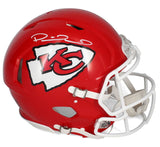 Patrick Mahomes Autographed Kansas City Chiefs Speed Authentic Helmet Beckett Witnessed