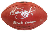 MATTHEW STAFFORD Autographed/Inscribed "SB LVI CHAMPS" Los Angeles Rams SB LVI Champions Logo Wilson Duke Authentic Football FANATICS LE 1/56