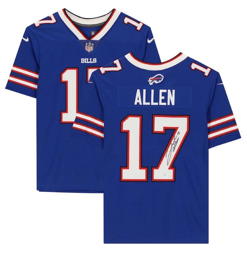 Josh Allen Autographed Buffalo Bills Blue Nike Limited Jersey Fanatics