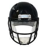 Dalton Schultz Autographed Houston Texans 2024 Navy Alternate H-Town Speed Replica Helmet Beckett Witnessed