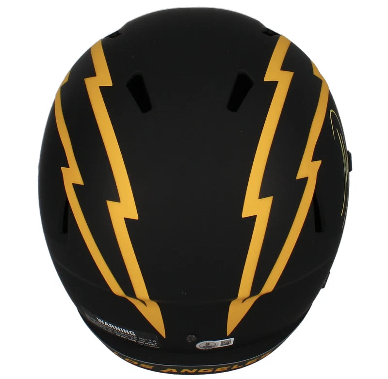 Antonio Gates Autographed Chargers Eclipse Speed Full Size Helmet Beckett Witnessed