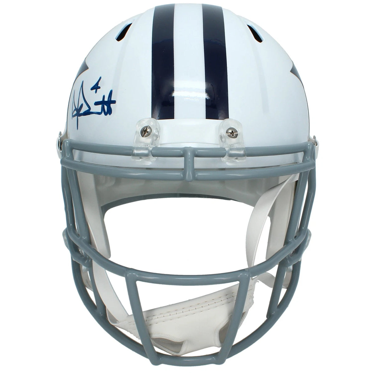 Dak Prescott Autographed Dallas Cowboys 1960-63 Throwback Speed Full Size Helmet Beckett Witnessed