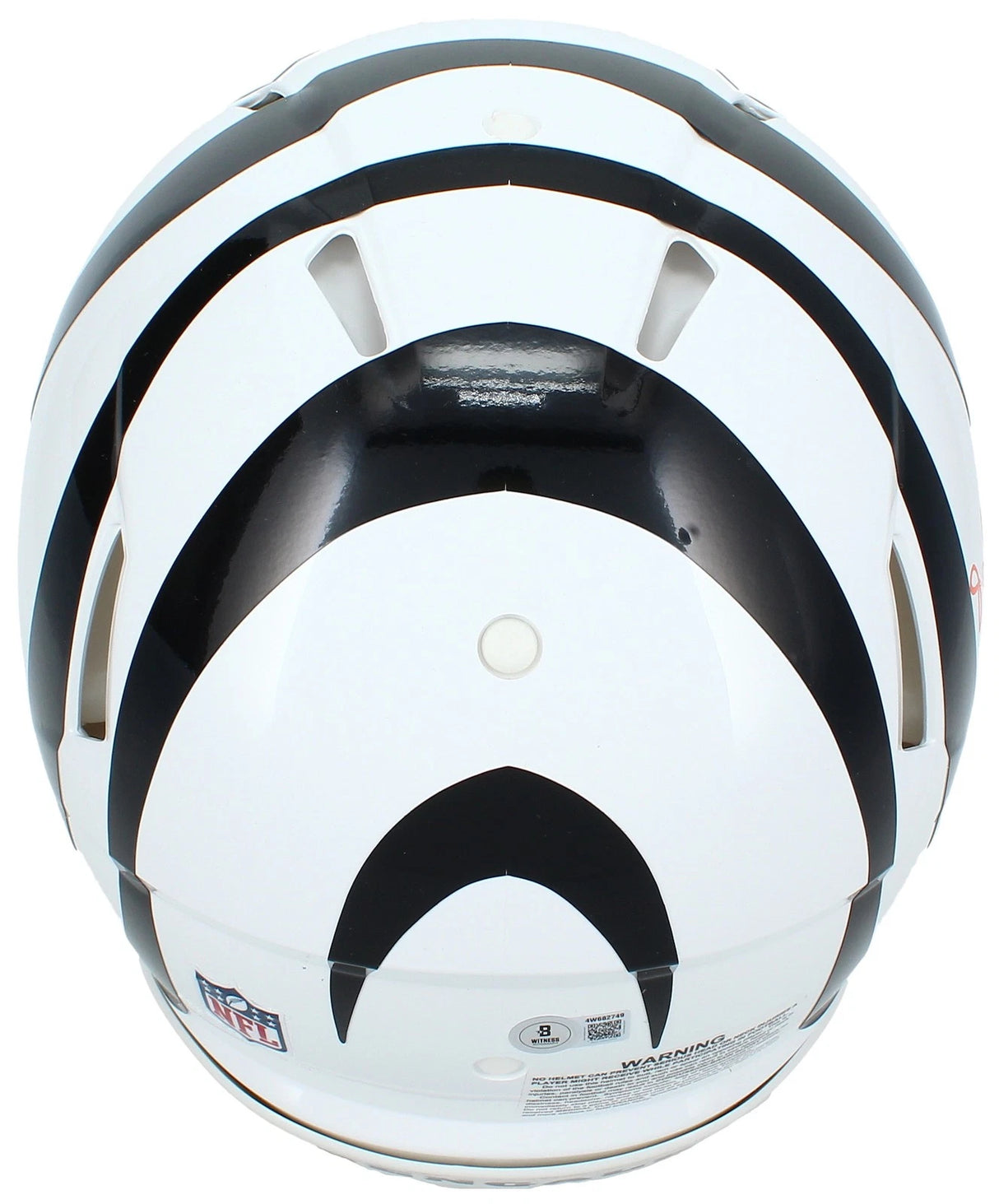 Ja'Marr Chase Autographed Cincinnati Bengals White 2022 Alternate Speed Authentic Helmet Beckett Witnessed