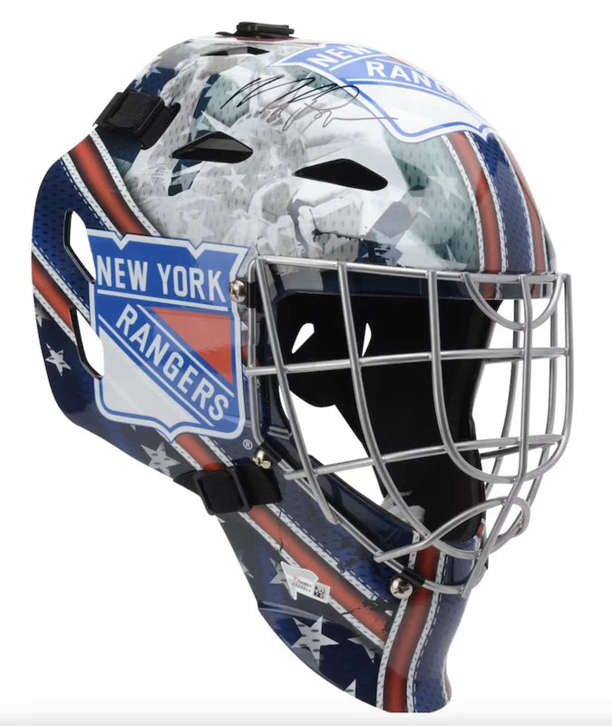 Mike Richter Autographed New York Rangers Replica Goalie Mask Fanatics