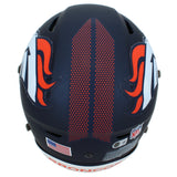 Bo Nix Autographed Denver Broncos Speedflex Authentic Helmet Beckett Witnessed