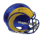 AARON DONALD Autographed Los Angeles Rams Super Bowl LVI Champions Logo Speed Authentic Helmet FANATICS