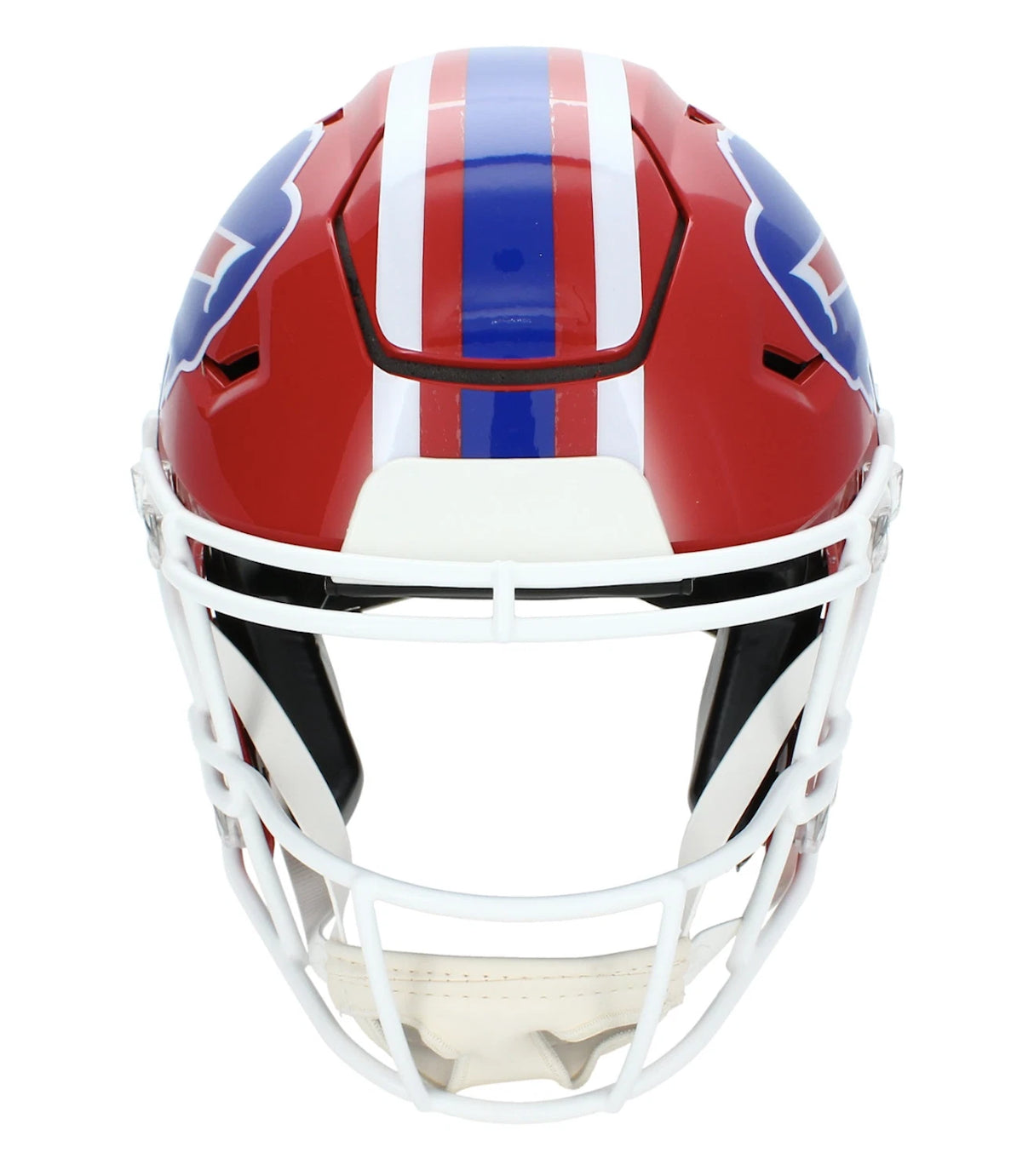 Josh Allen Autographed Buffalo Bills 1987-01 Throwback Speedflex Authentic Helmet Beckett Witnessed