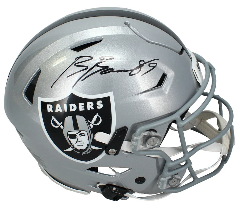 Brock Bowers Autographed Las Vegas Raiders Speedflex Authentic Helmet Beckett