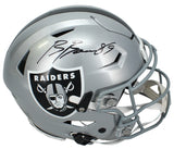 Brock Bowers Autographed Las Vegas Raiders Speedflex Authentic Helmet Beckett