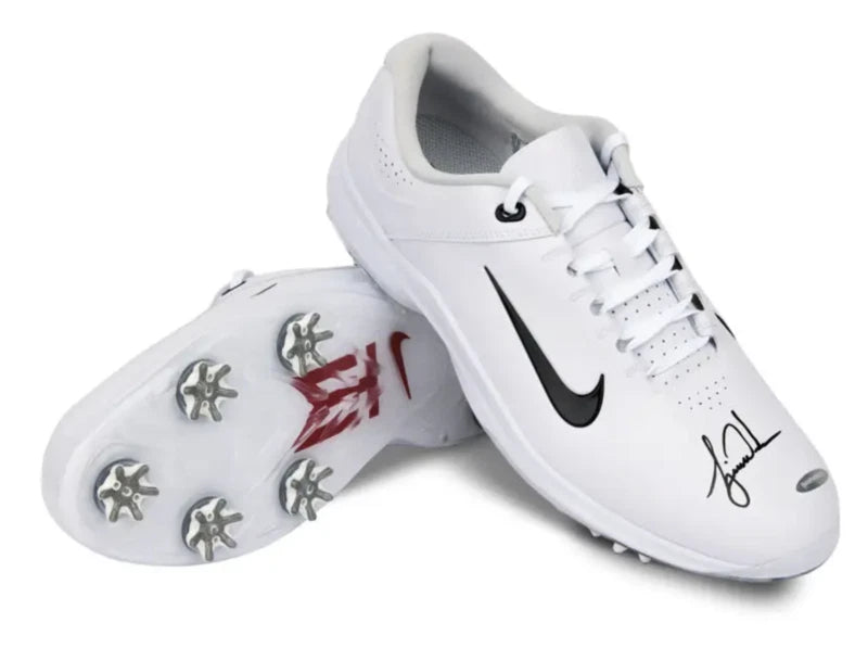 Tiger Woods Autographed Nike Air Zoom Tiger Woods 20 Golf Shoes UDA