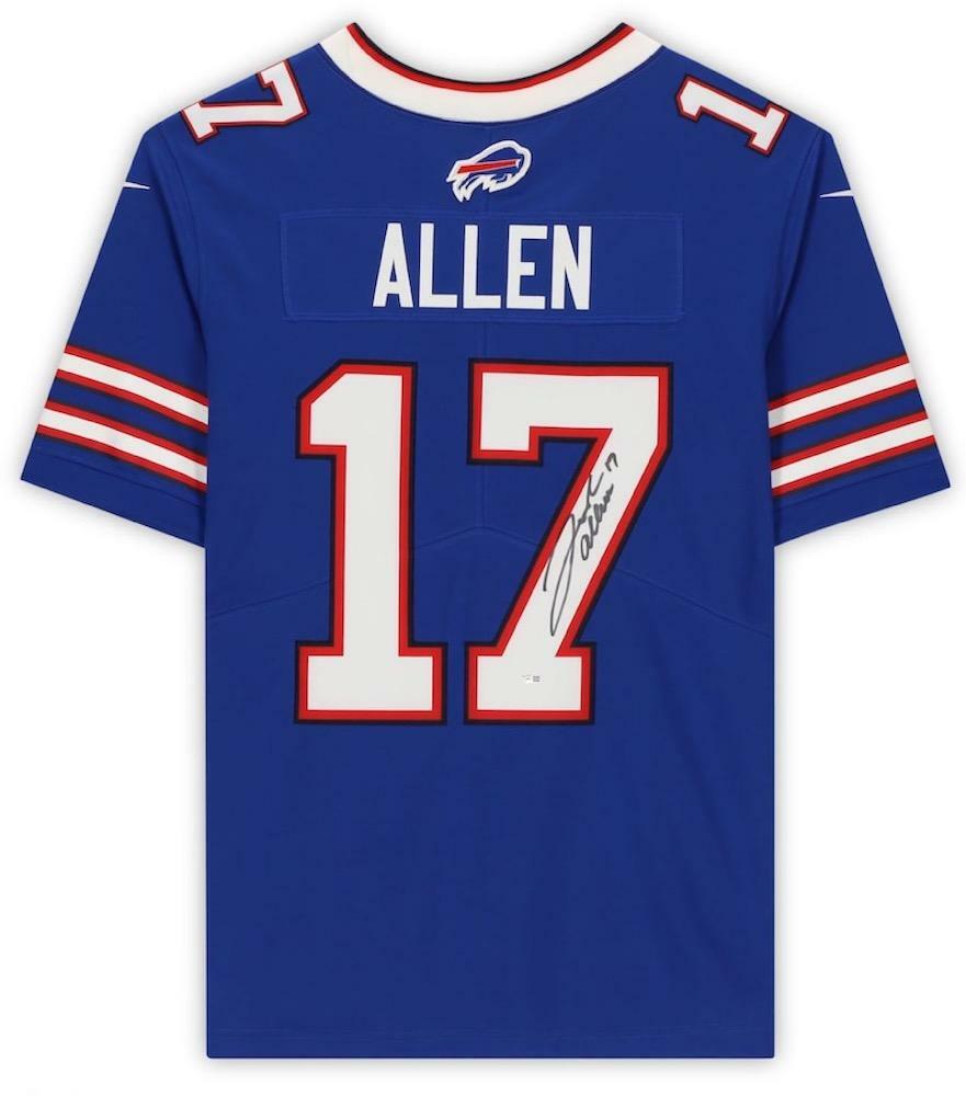 Josh Allen Autographed Buffalo Bills Blue Nike Limited Jersey Fanatics