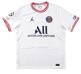 Kylian Mbappe Autographed 2021-22 Paris Saint-Germain Jordan Brand White Alternate Authentic Jersey Panini