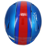 Josh Allen Autographed Buffalo Bills Custom Blaze Style Speed Full Size Helmet Beckett Witnessed