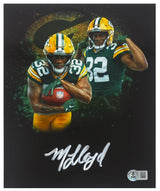 MarShawn Lloyd Autographed (in Silver) Green Bay Packers 8" x 10" Collage Photograph Beckett Witnessed
