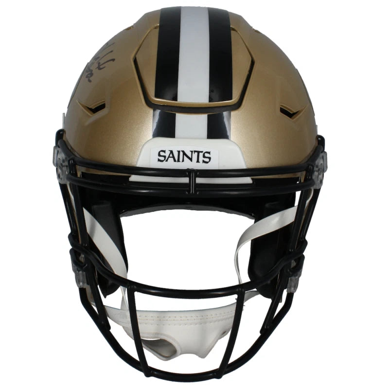 Rashid Shaheed Autographed New Orleans Saints Speedflex Authentic Helmet Beckett Witnessed