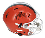 Myles Garrett Autographed Cleveland Browns Speedflex Authentic Helmet Beckett Witnessed