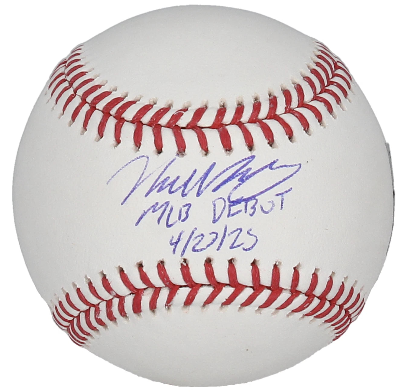 Nick Kurtz Autographed/Inscribed "MLB Debut 4.3.25" Official Major League Baseball Fanatics