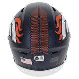 Champ Bailey Autographed Denver Broncos Speedflex Midi Helmet Beckett Witnessed
