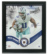 Micah Parsons Framed Dallas Cowboys 15" x 17" Game Used Football Collage LE 50