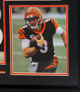 Joe Burrow Autographed Cincinnati Bengals Custom Framed Black Nike Elite Jersey Fanatics