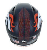 John Elway Autographed Denver Broncos Speedflex Authentic Helmet Beckett Witnessed