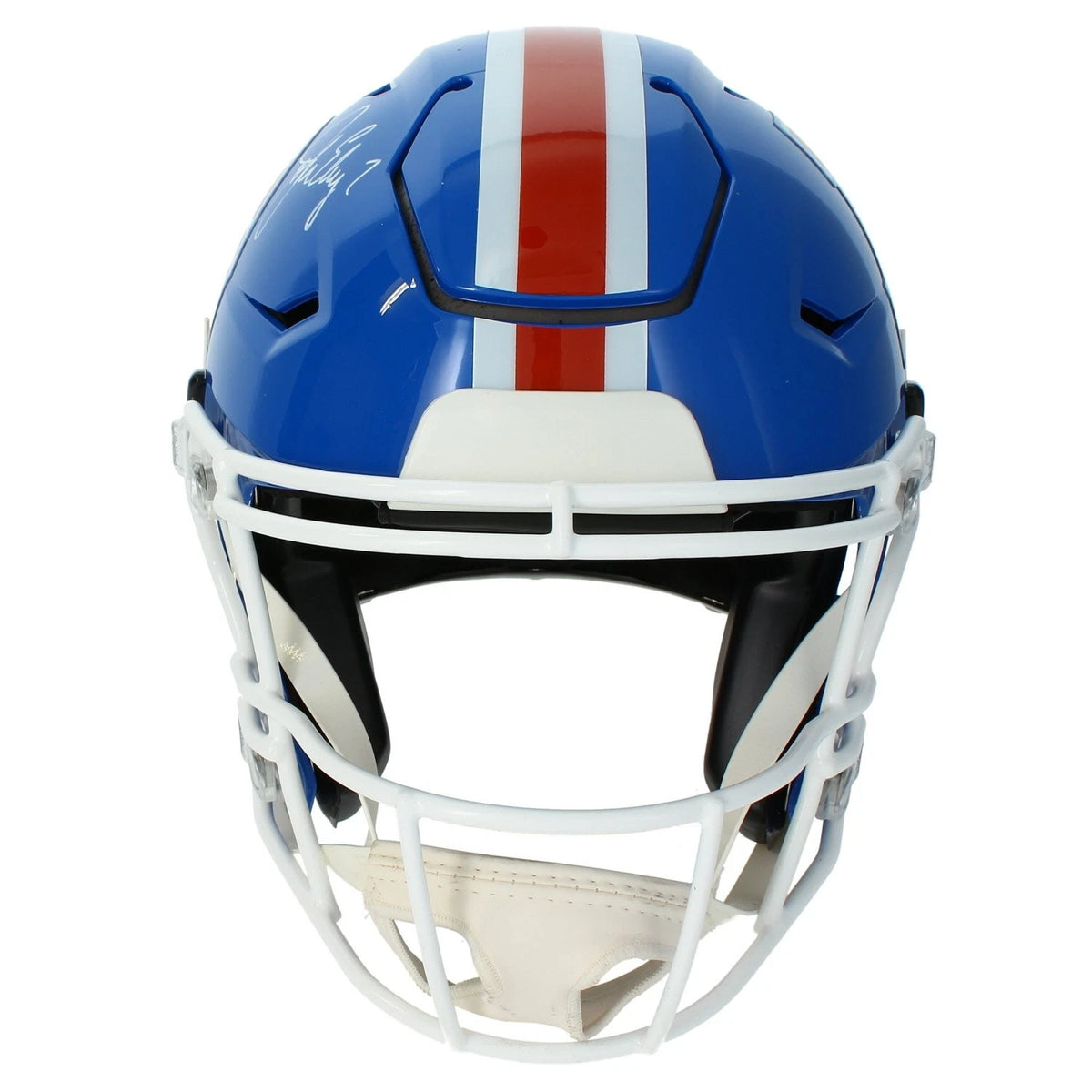 John Elway Autographed Denver Broncos 1975-06 Throwback Speedflex Authentic Helmet Beckett Witnessed