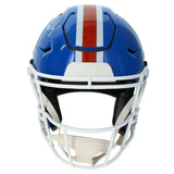 John Elway Autographed Denver Broncos 1975-06 Throwback Speedflex Authentic Helmet Beckett Witnessed