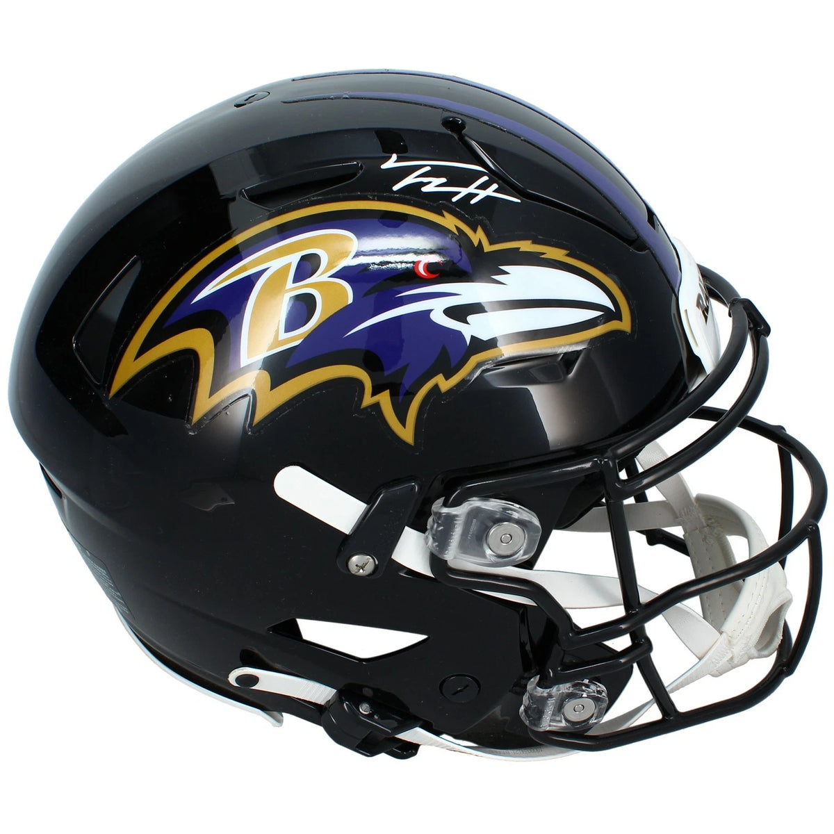 Trey Hendrickson Autographed Baltimore Ravens Speedflex Authentic Helmet Beckett Witnessed