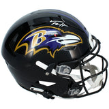 Trey Hendrickson Autographed Baltimore Ravens Speedflex Authentic Helmet Beckett Witnessed