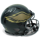 Michael Vick Autographed Philadelphia Eagles 2025 Salute to Service Speed Authentic Helmet Beckett Witnessed