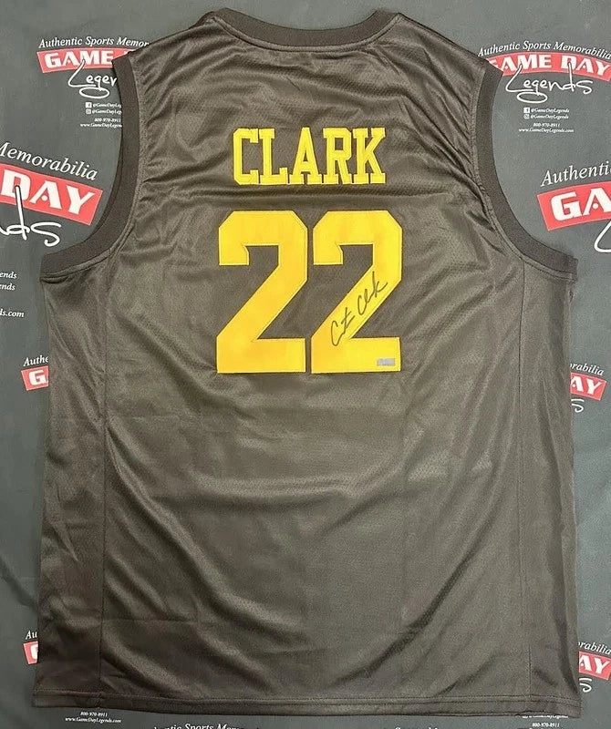 Caitlin Clark Autographed Black Iowa Hawkeyes 2024 Final Four Jersey Panini