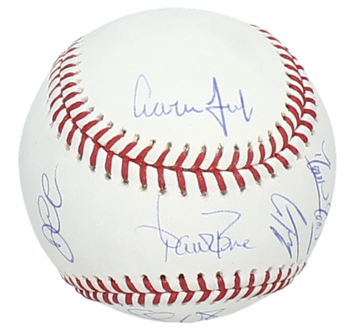 2019 New York Yankees Multi-Signed Official MLB Baseball w/Aaron Judge, C.C. Sabathia, Aaron Boone + 5 More) Fanatics