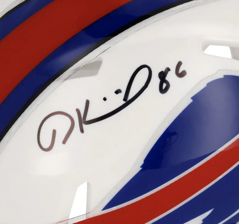 Dalton Kincaid Autographed Buffalo Bills Speed Mini Helmet Fanatics