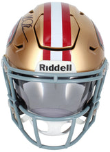 Mike Evans Autographed San Francisco 49ers Speedflex Midi Helmet Beckett Witnessed