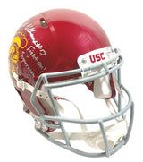 CALEB WILLIAMS Autographed/Multi-Inscribed "Fight On! Superman" USC Trojans Speed Authentic Helmet FANATICS LE 25/25
