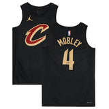 Evan Mobley Autographed Cleveland Cavaliers Black Jordan Brand 2022-23 Statement Edition Jersey Fanatics