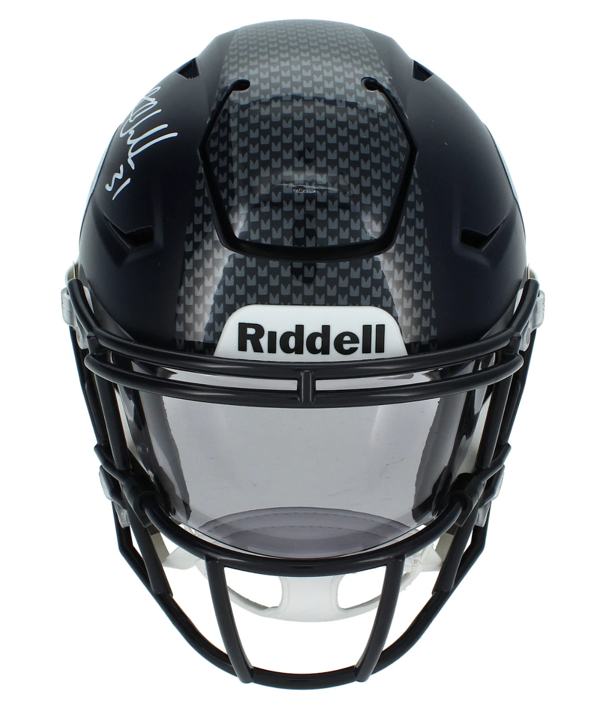 Kam Chancellor Autographed Seattle Seahawks Speedflex Midi Helmet Beckett Witnessed